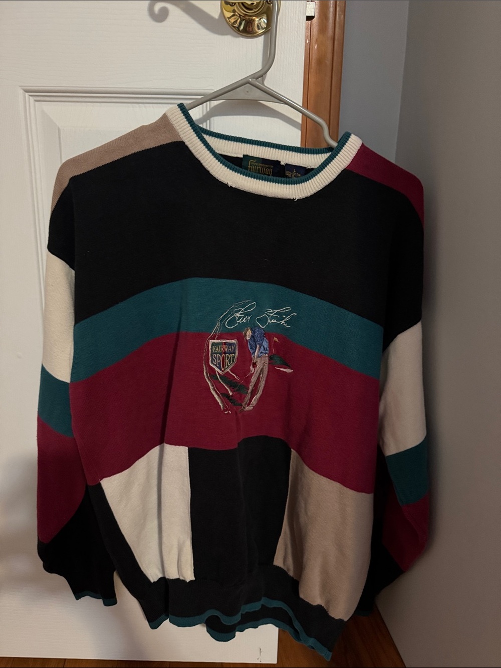 Vintage golf sweater